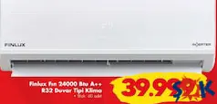 FİNLUX FİN 24000 BTU A++ R32 DUVAR TİPİ KLİMA